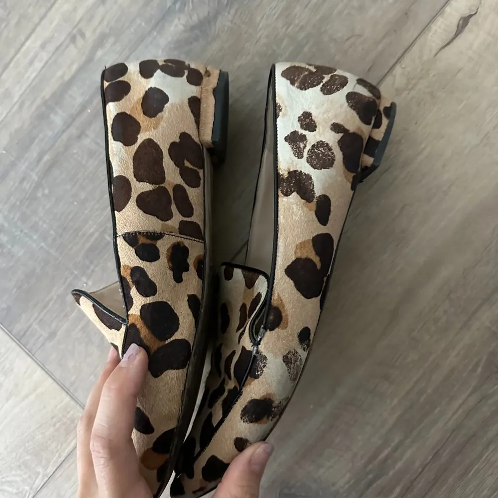 Cole Haan Women's Dellora Skimmer Flat in Ocelot Hair Calf Print - Image 8