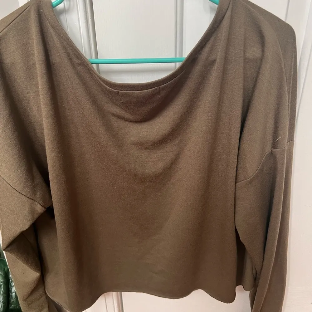 Baby Phat Olive Top with Gold sequins and studs - Image 7