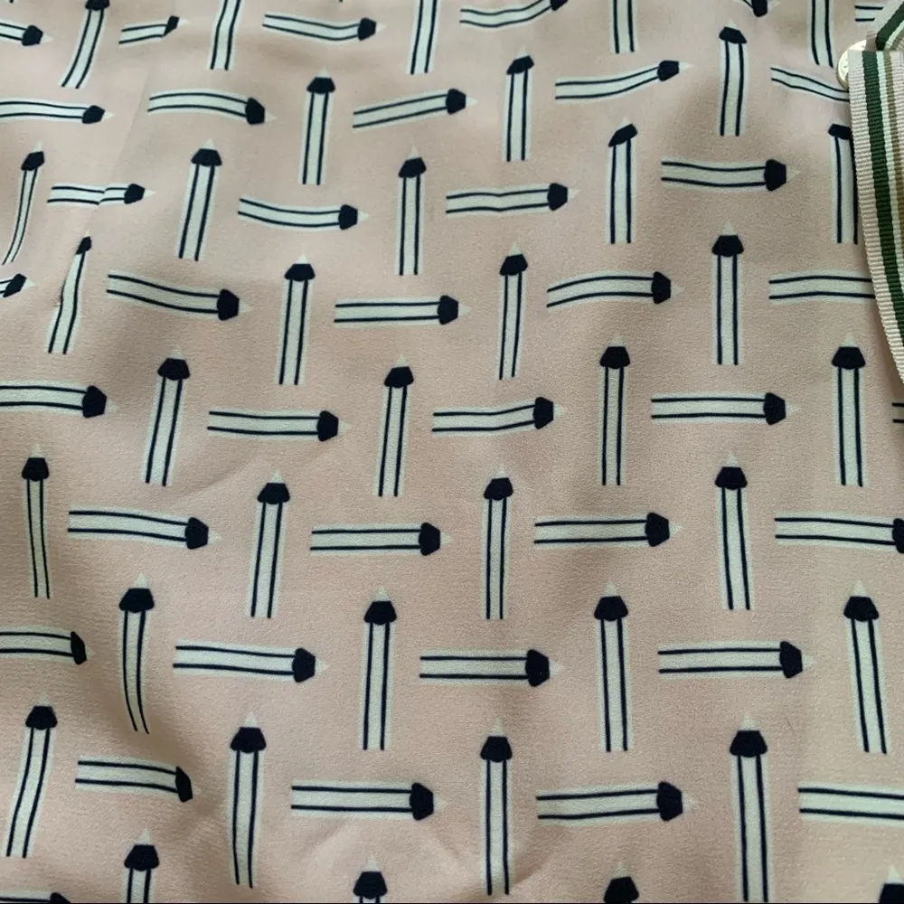 Ted Baker Pink Black White Lulie Crossover Tulip Hem Colour By Number Sk… - Image 13