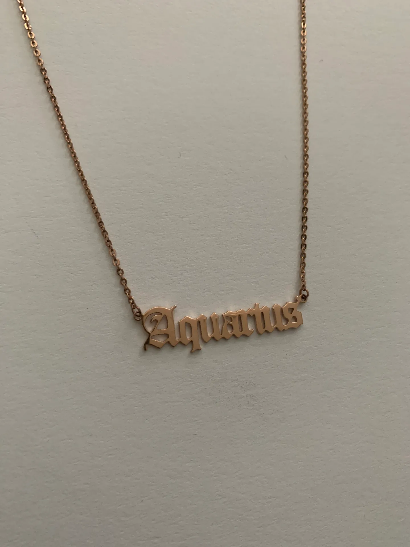 Aquarius Necklace... Gold - Image 3