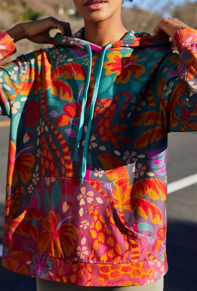 NWT Farm Rio + Anthropologie Magda Hoodie Sweatshirt - Image 1