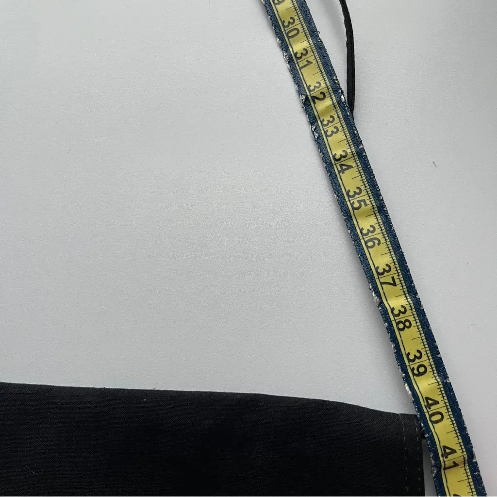 Black Women's Bag with Gold Accents - Image 3