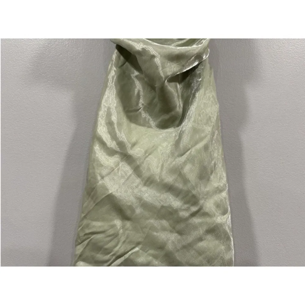 Princess Polly Celena Mini Dress Green 0 - Image 4