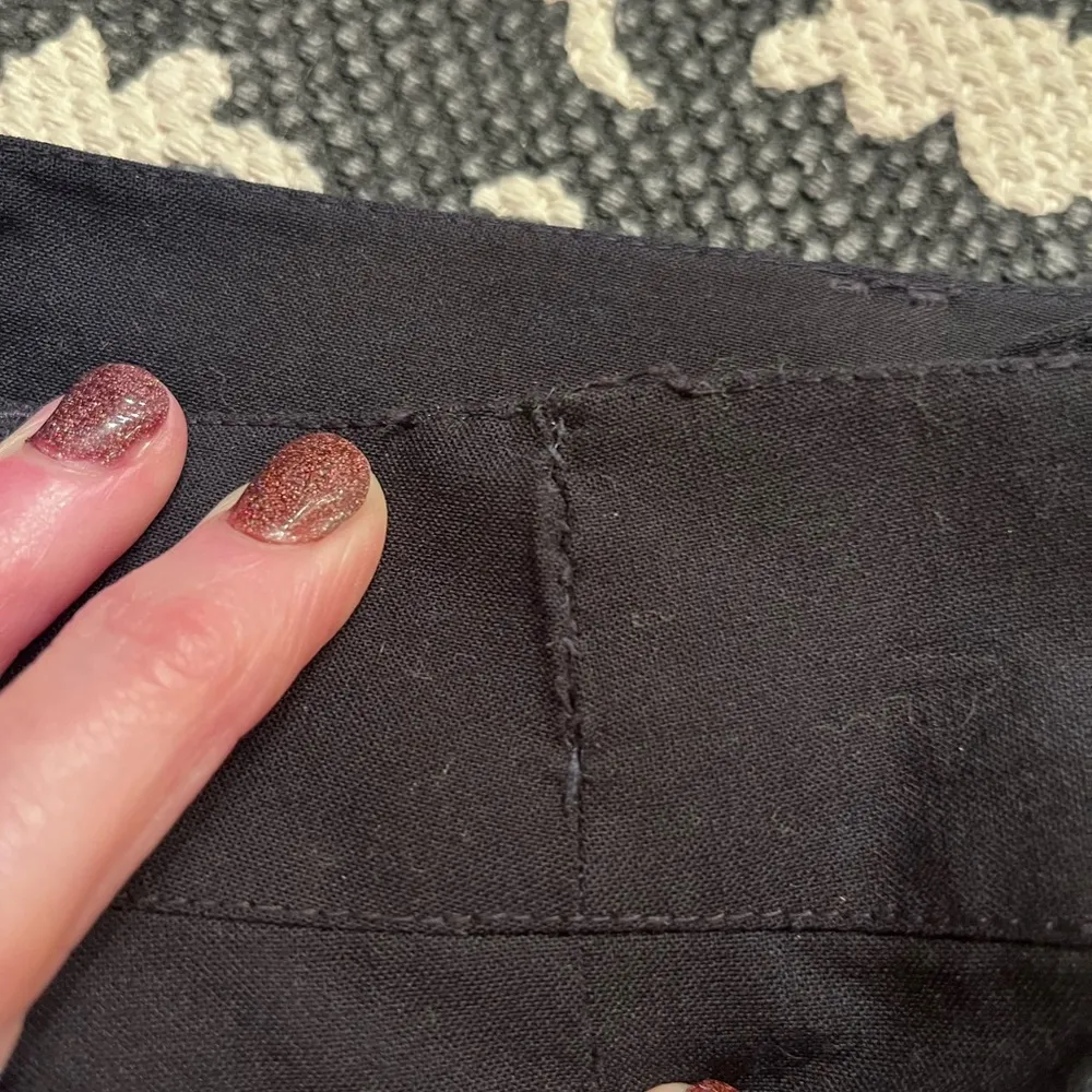 Tory Burch Wool Blend Navy Dress Pants Slim Fit Sz 4 Long 31.5 Inseam - Image 12