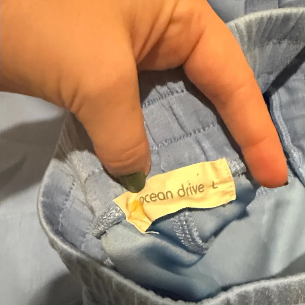 Ocean Drive Blue Women's  Shorts - Image 2