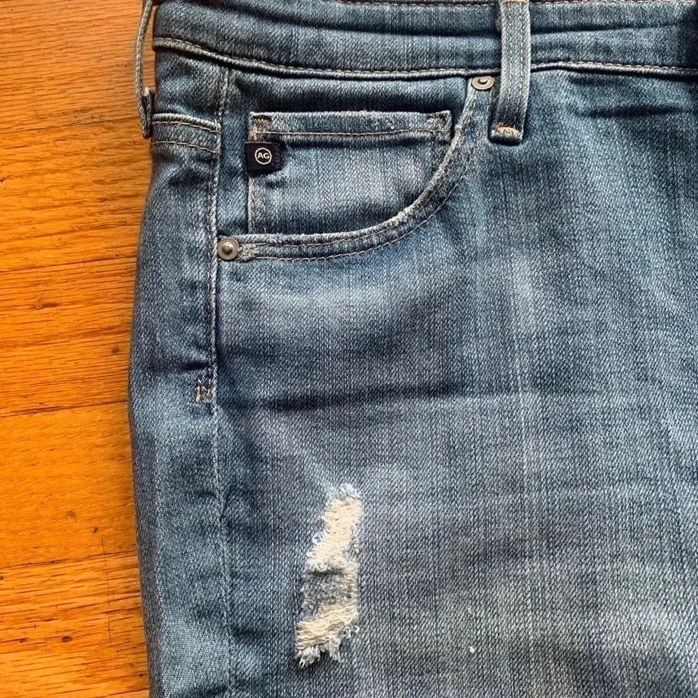 AG Adriano Goldschmied The Stevie Ankle Distressed Jeans Women’s‎ Size 28R - Image 8