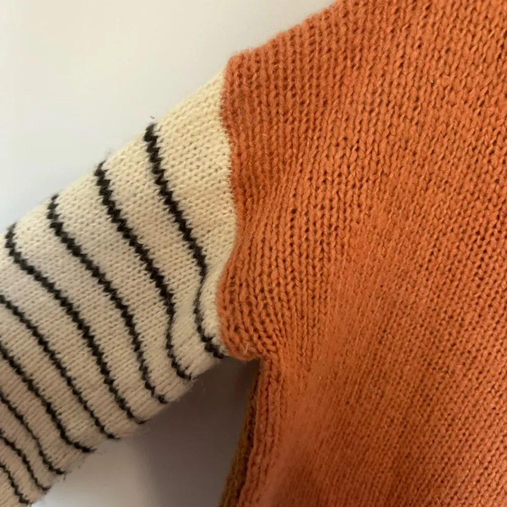 Madewell Balloon-Sleeve Pullover Sweater in Colorblock - Image 5