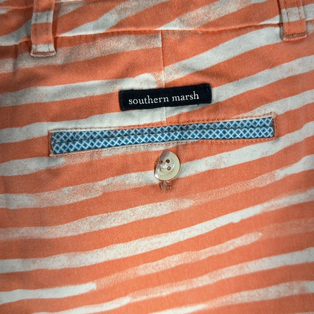 Southern Marsh shorts orange and white striped size 2 - Image 8