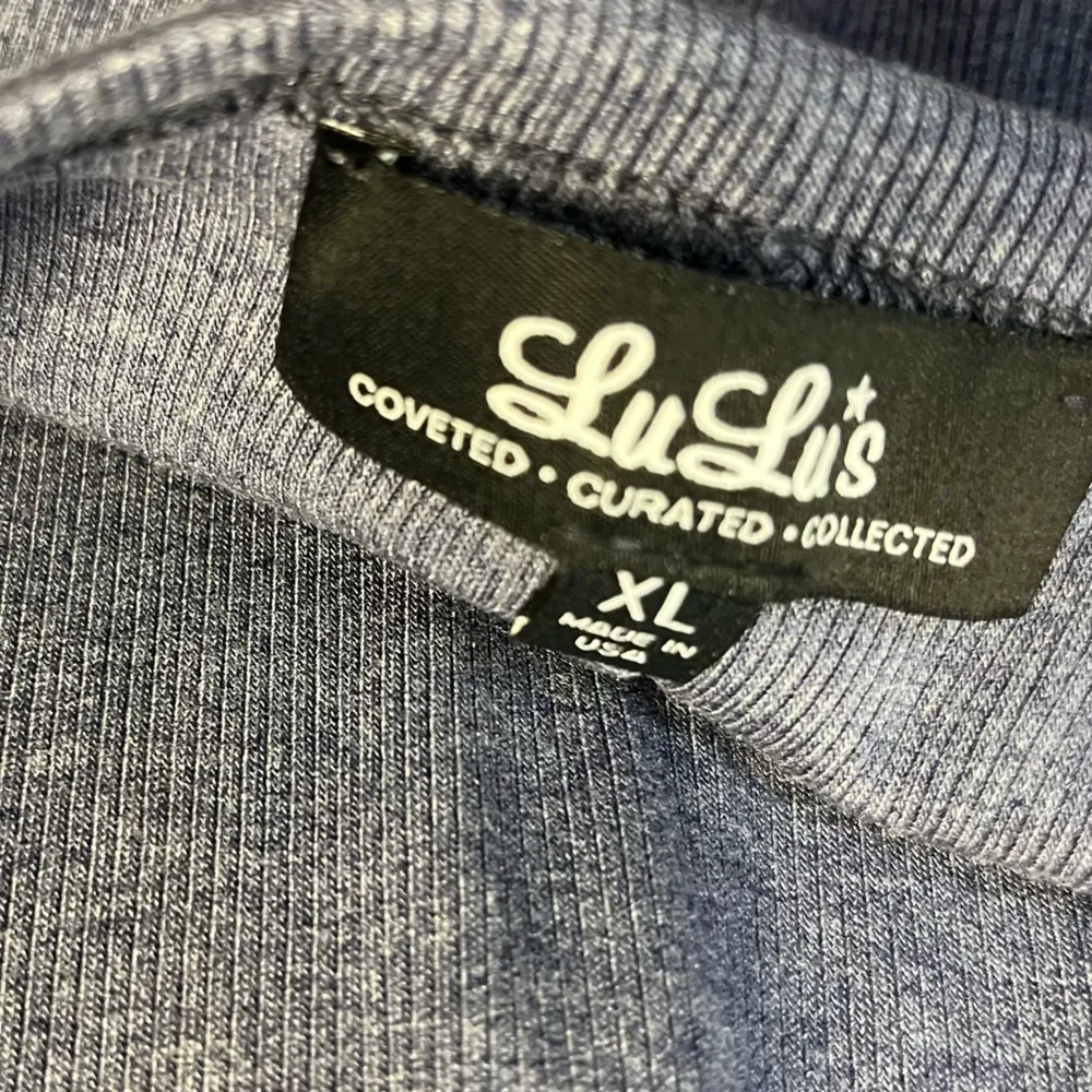 Lulu’s Dress Flaunt What You Got Denim Blue Backless Bodycon Dress Sz XL NWT - Image 10