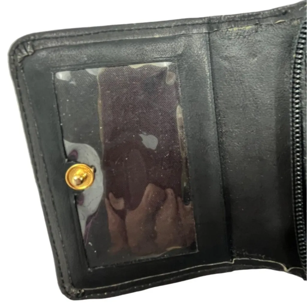 Black Leather Crossbody Bag With Adjustable Strap & Multiple Pockets 39I - Image 11