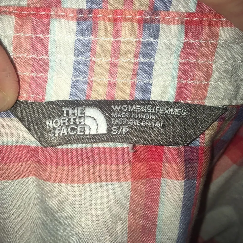 The North Face  plaid button down S shirt - Image 3