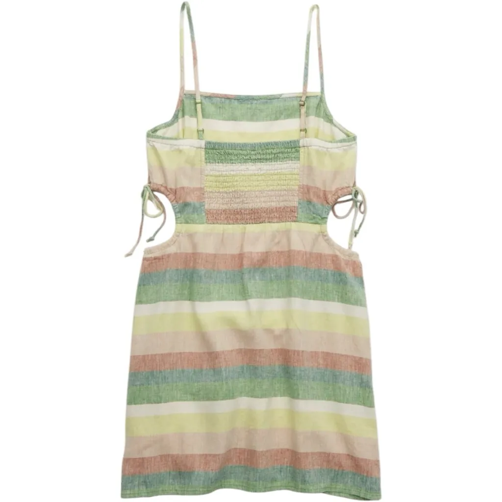 NWT aerie Linen Blend Striped Multi Color Women’s Dress Size XL - Image 5