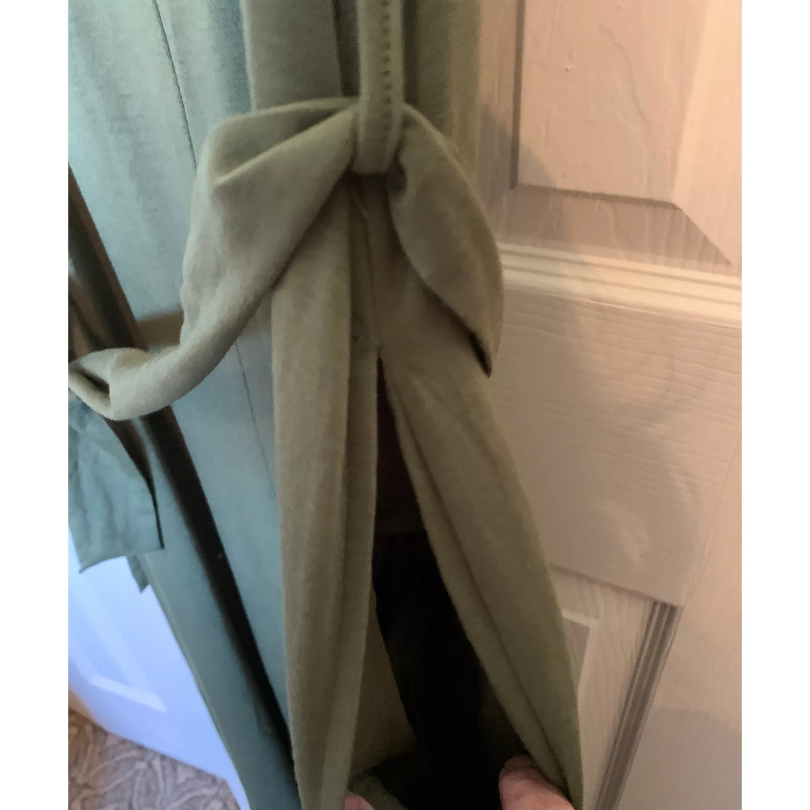 1 Piece Jumpsuit 2 Pockets V Neck & V Back NEW XL Green - Image 7