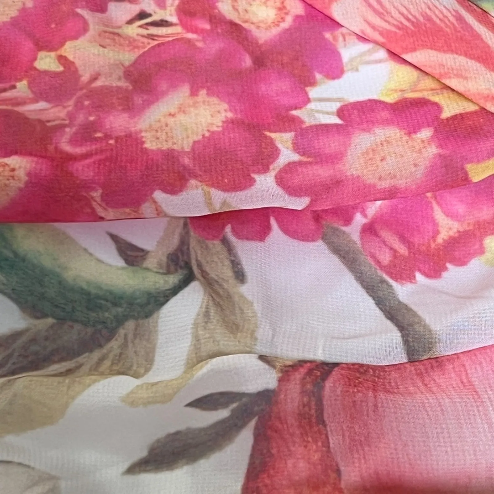 Adrianna Papell Formal Dress 6 Long Gown Small Floral Y2K Style Occasion Fairy - Image 10