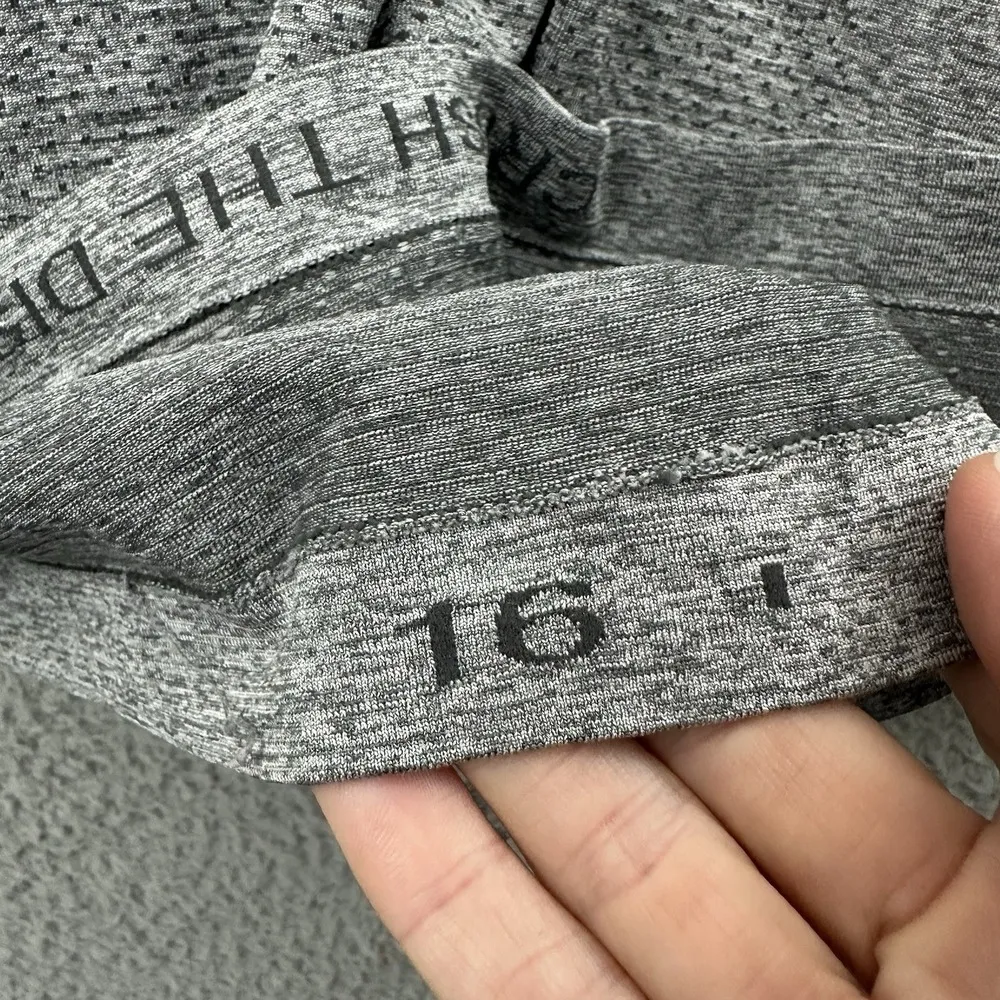 Lululemon Swiftly Tech Tank Top Gray Athletic Athleisure Running Gym Women's 16 - Image 4