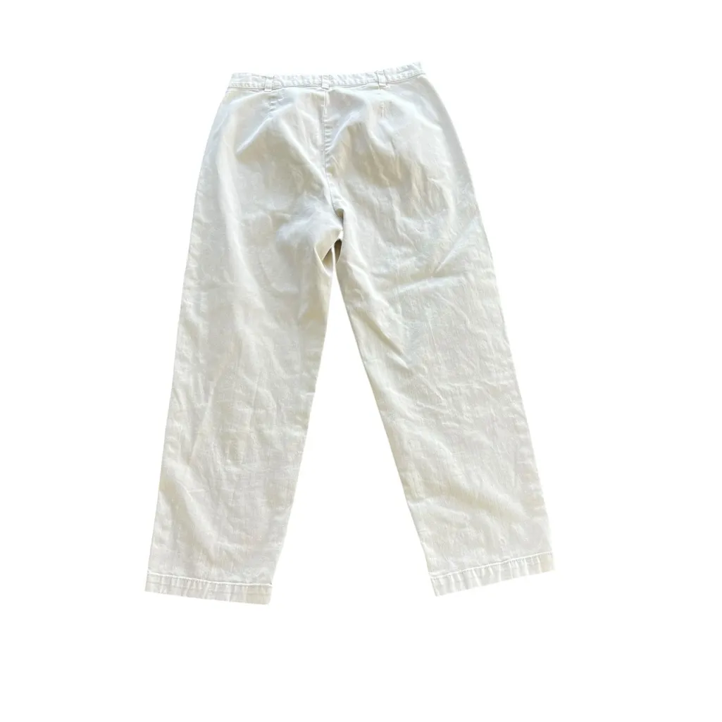 Beige casual Pants 8 short - Image 4
