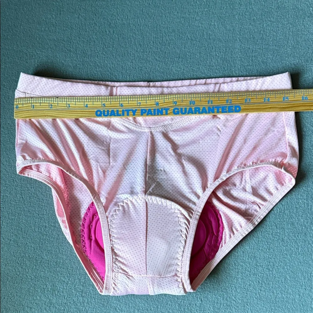 NWT Women's Pink Padded Bike Cycling Underpants Shorts size XL‎ - Image 7
