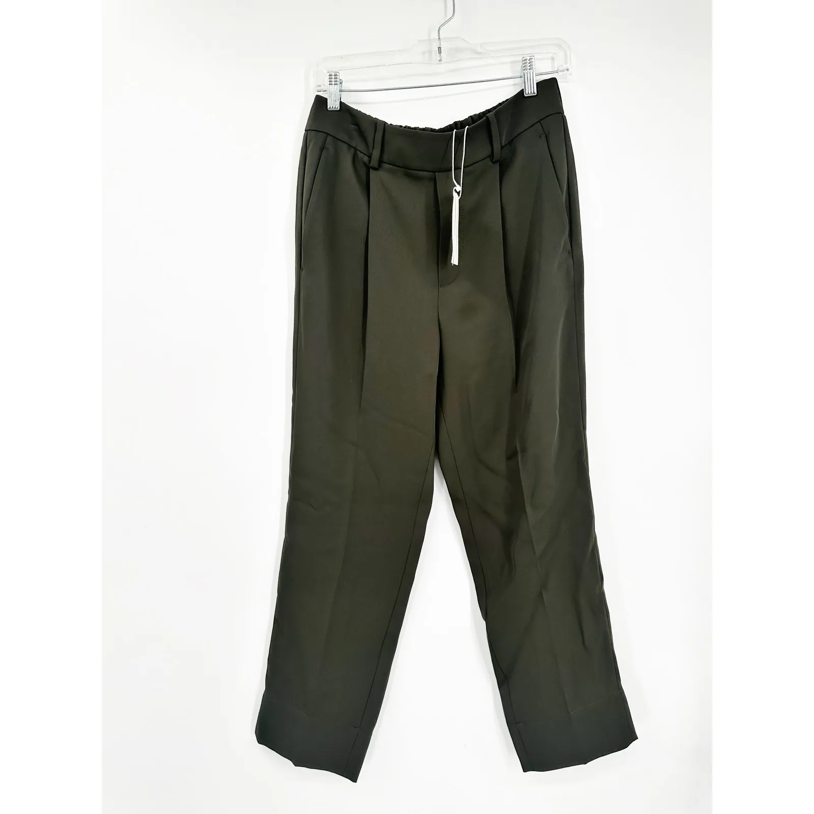Vince Green Tapered High Rise Pull-On Trouser Dress Pants Women’s Size M NWT - Image 2
