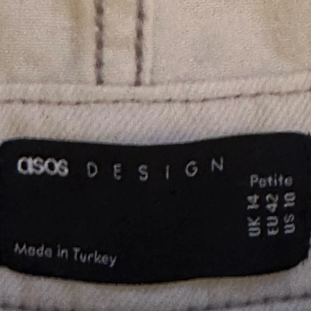 Size 10 Strapless denim  Jumpsuit - Image 2