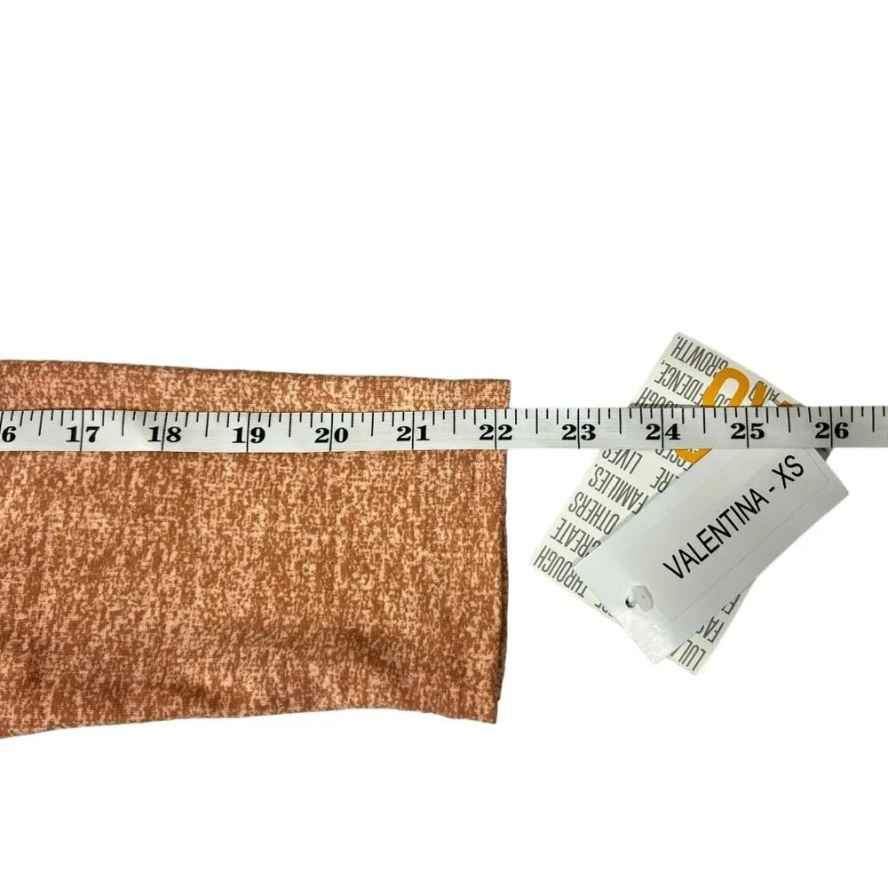 LuLaRoe Women's Valentine Long Sleeve Orange Top - Image 5