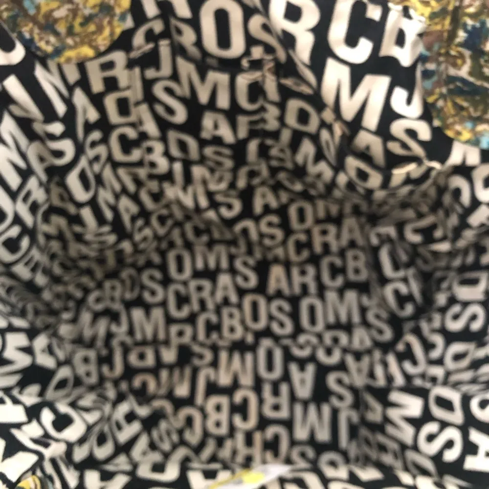 Marc by Marc Jacobs Nylon Marigold Yellow Floral Print Quilted Tote Bag - Image 6