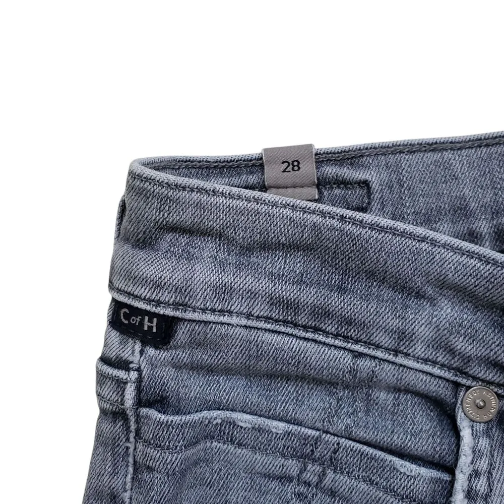 Citizens of Humanity Elsa Jeans Womens 28 Gray Distressed Mid Rise Slim Crop - Image 10