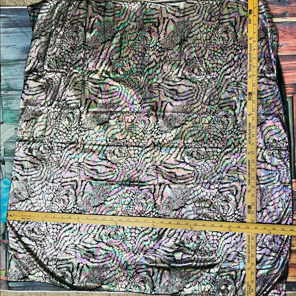 Women’s Vintage Tigers Metallic Rainbow Scarf - Image 5