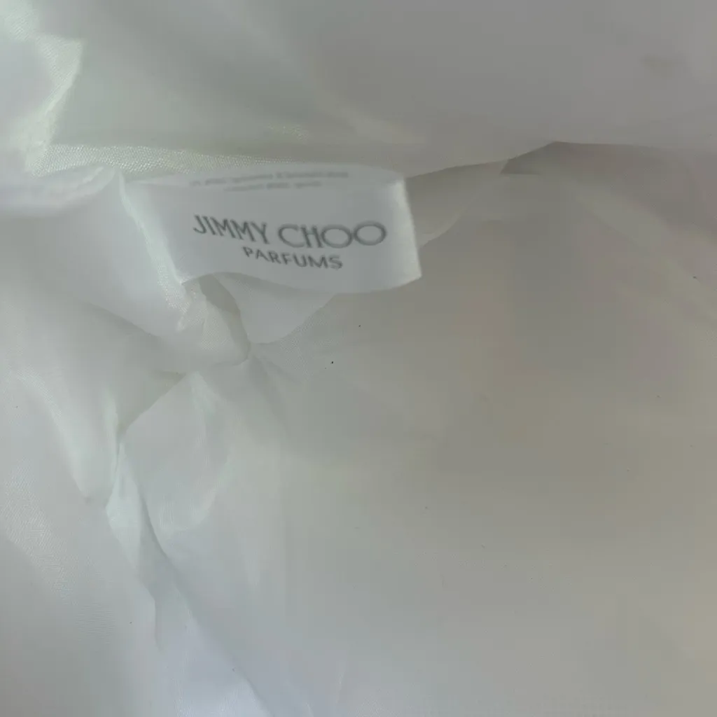 Jimmy Choo Elegant White and Silver Tote - Image 5