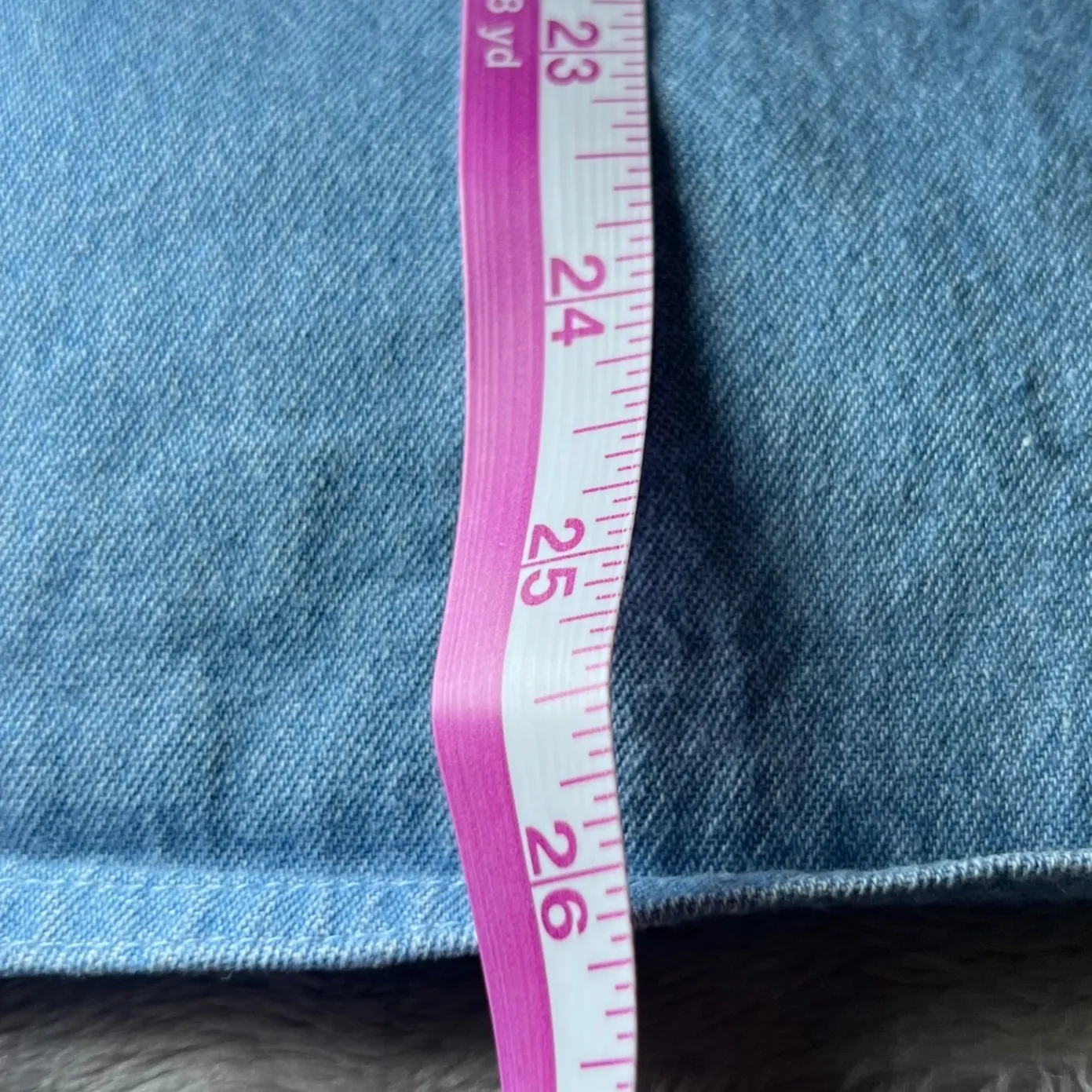 Disney Winnie the Pooh Vintage Denim Shirt Womens 24W Blue Embroidered Button Up - Image 9