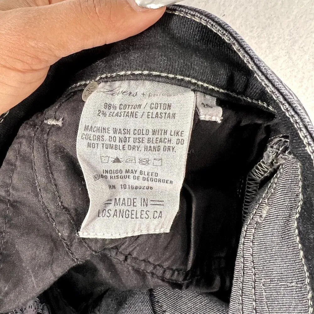 Lovers + Friends Womens Jeans Size 29 Stretch Dark Wash Denim Chains Skinny‎ - Image 12