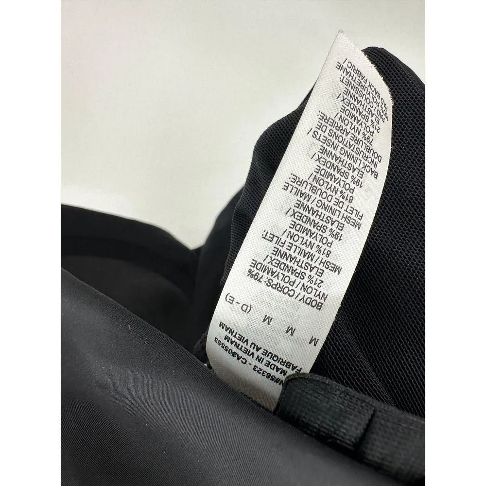 Nike Black Cutout Adjustable Strap Activewear Sports Bra Women's Size Medium M - Image 7