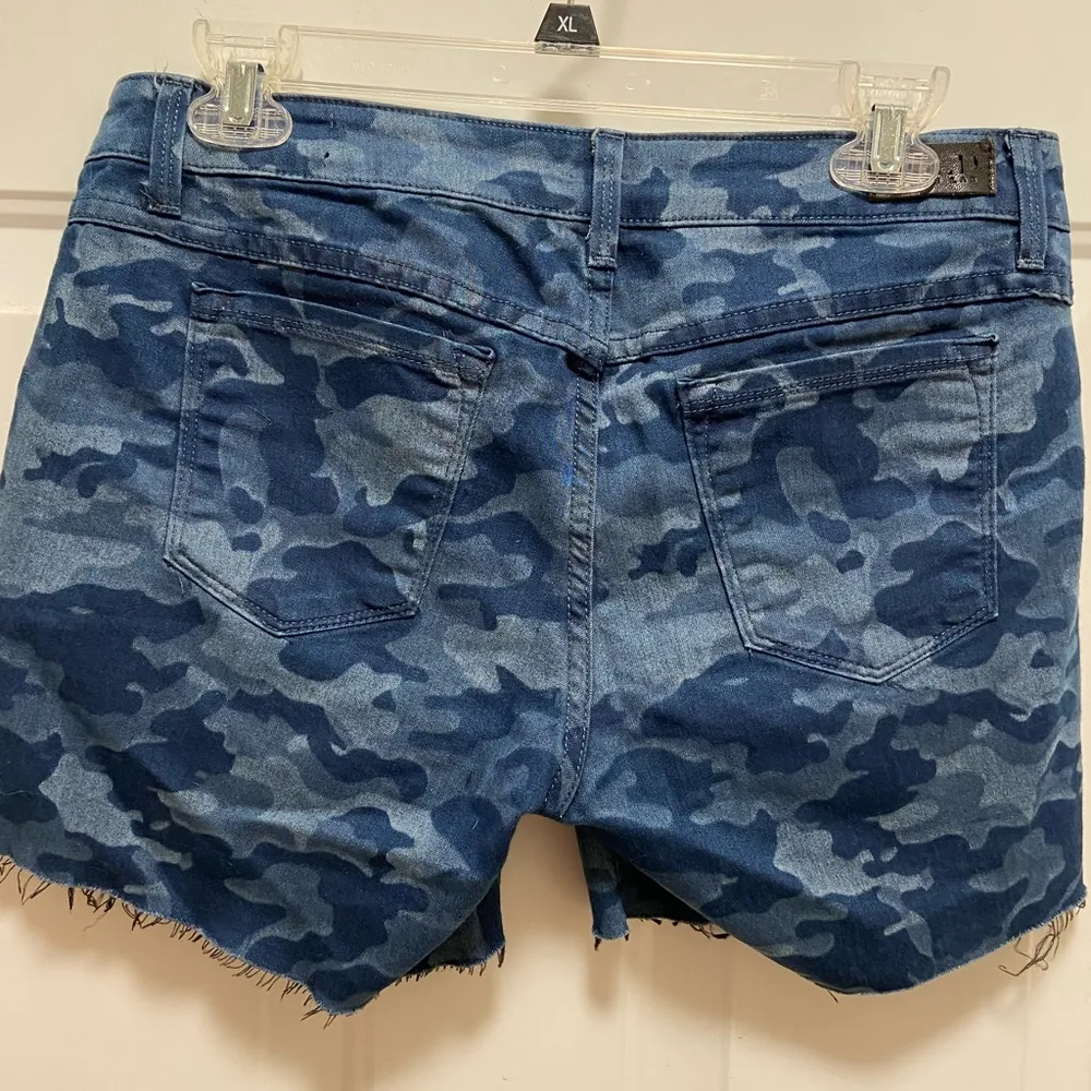 Sold  Reversible Blue  Jean Shorts 33” waist - Image 3