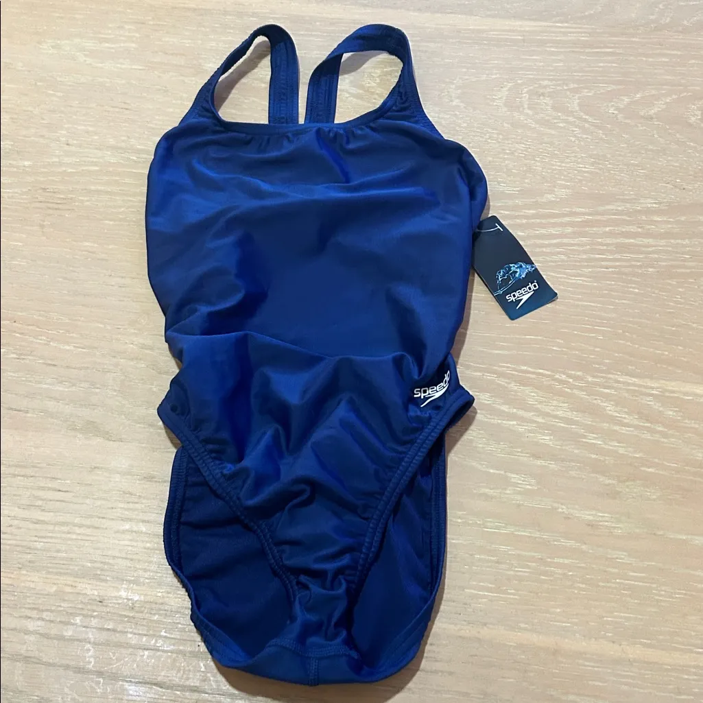 SPEEDO Women's ProLT Super Proback Solid One Piece Blue, Size 34/8,  NWT - Image 3