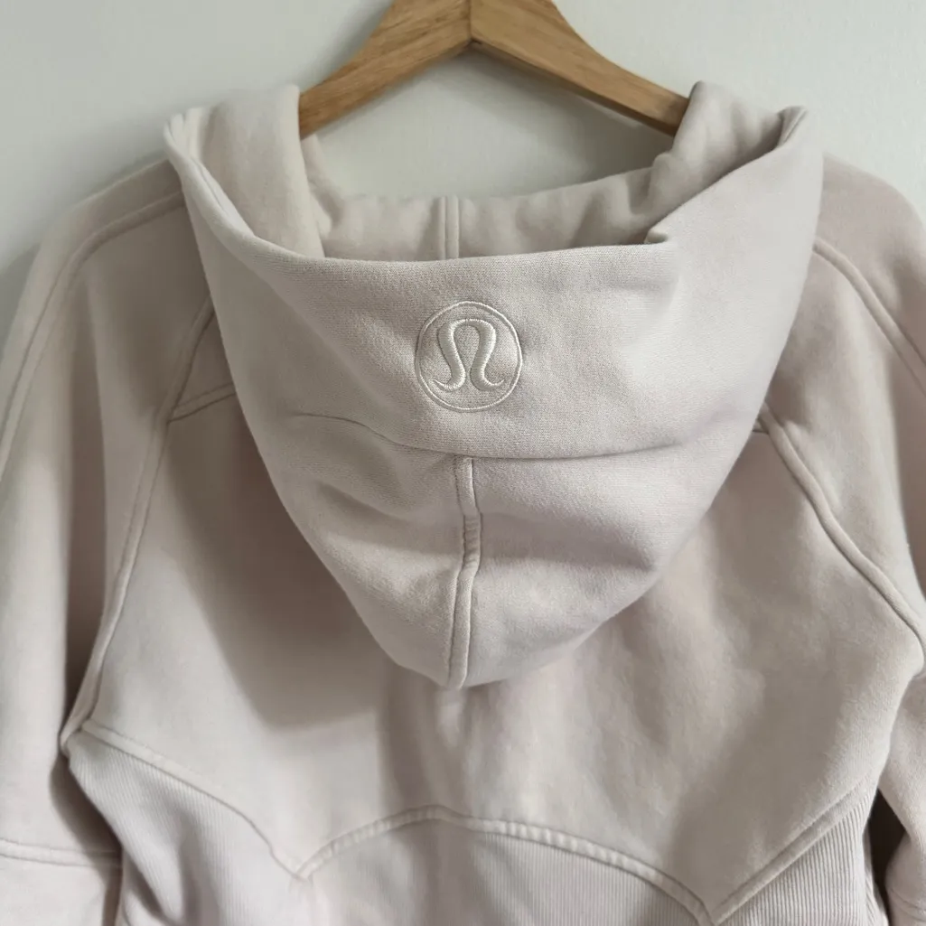 Lululemon Scuba Oversized Half Zip Size XS/S Cream White Opal - Image 9