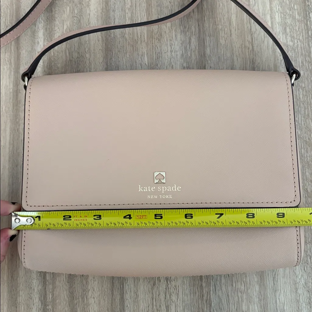 Kate Spade Light Pink Pastel Crossbody Bag Purse - Image 12