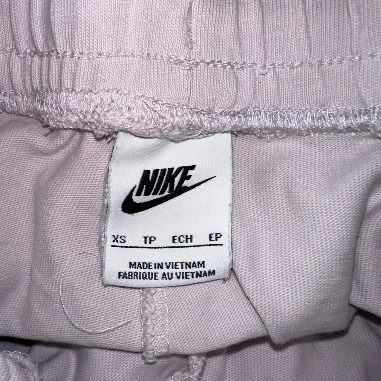 Nike Essential Joggers Sweatpants Drawstring‎ Lavender XS - Image 2