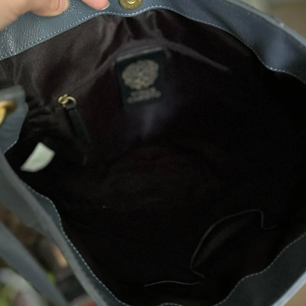 Vince Camuto Blue Leather Shoulder Bag - Image 6