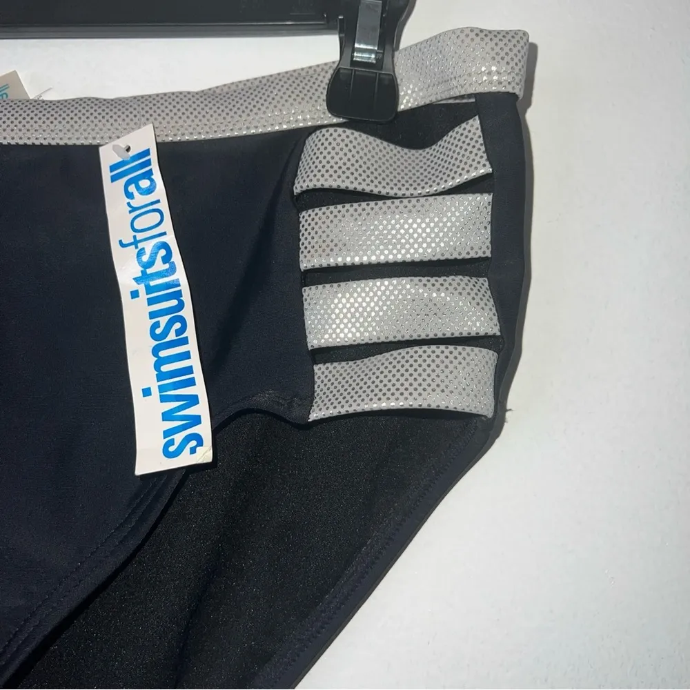 Nwt Swimsuit for All Black and Silver High - Image 2