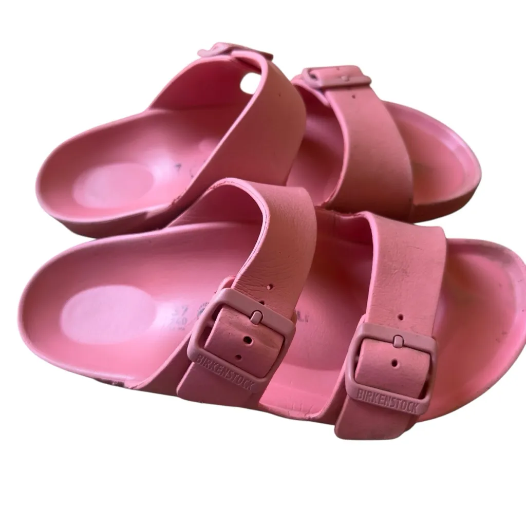 Birkenstock Arizona Essentials EVA Pink Sandals Waterproof Slip On‎ Size 7 - Image 2