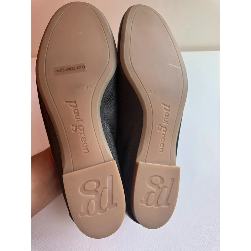 Paul Green classic black Wheaton flat loafer size US 11 ( AT8.5) - Image 5