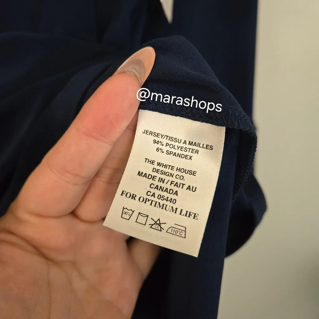 Sympli Wide Cuff Raglan Sleeve Top Blue Size 6 - Image 6