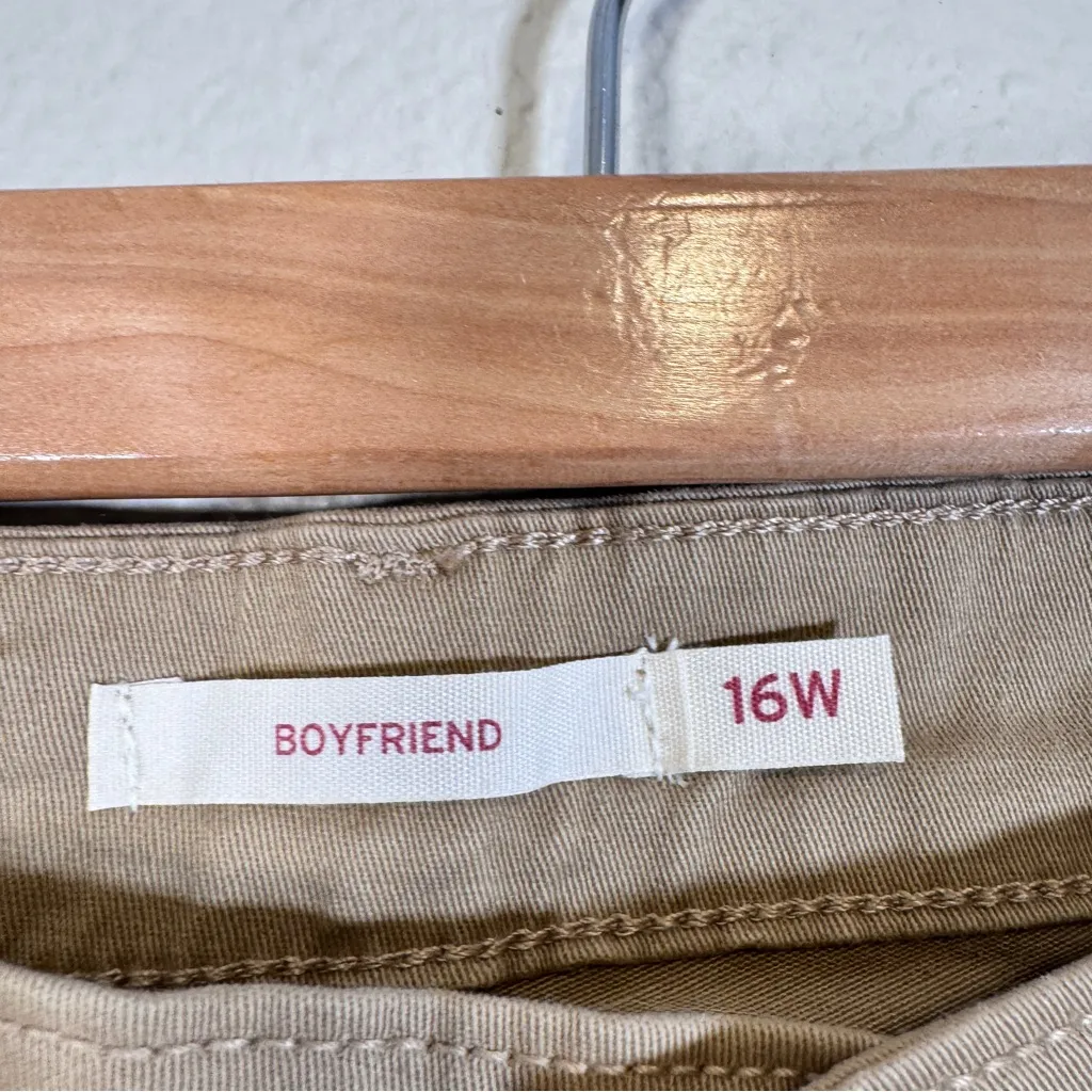 Levi’s Tan Boyfriend High Rise Baggy Jeans Womens 16W Casual Fall Classic Denim - Image 9