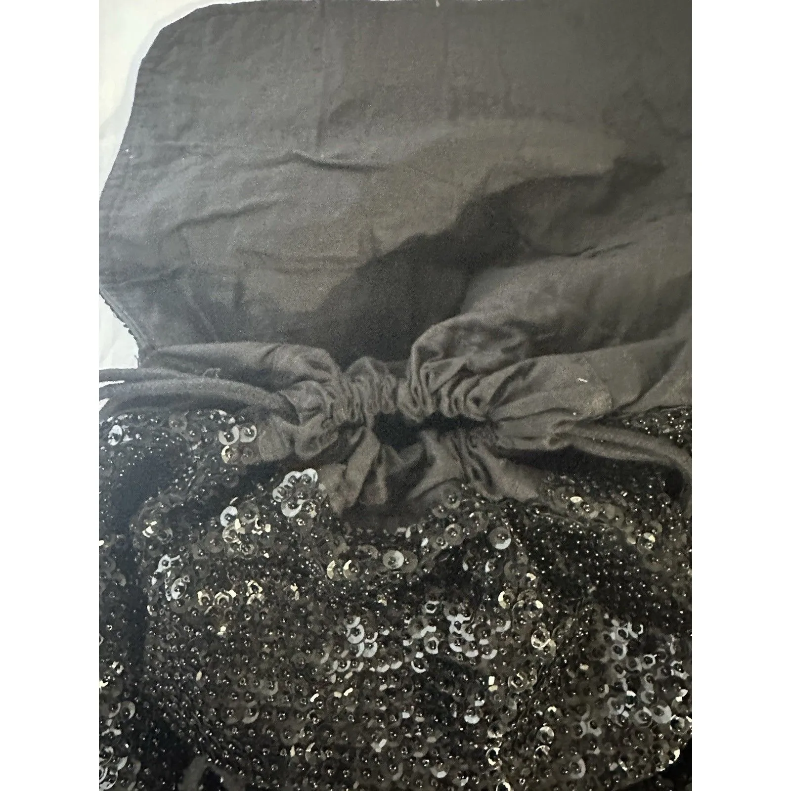 Go Glitzy Go Glamour Black Sequin Soft Backpack Sequins Sparkle - Image 11