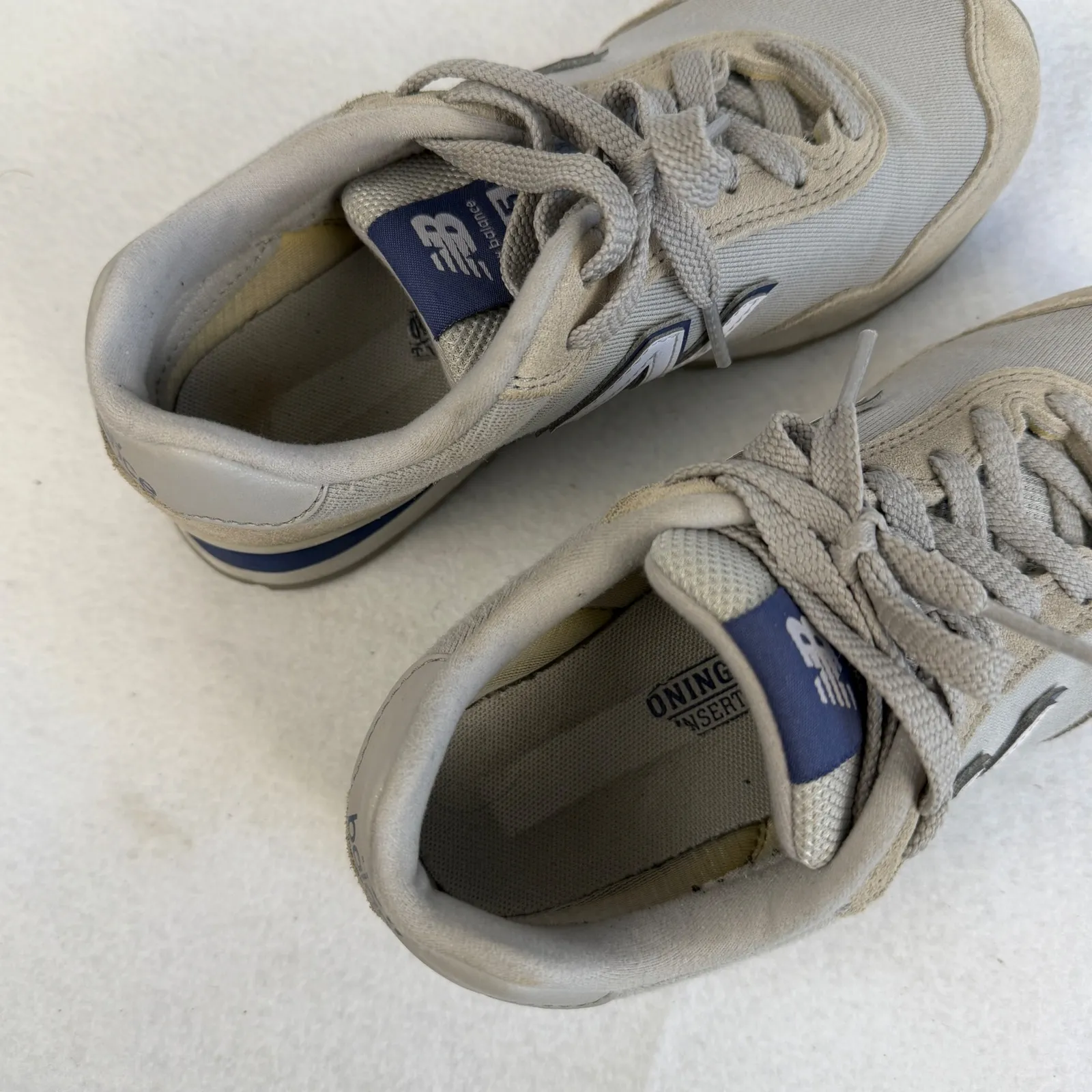 New Balance WL515OC3 Running Shoes Beige Blue N Logo Womens 6 Activewear - Image 9