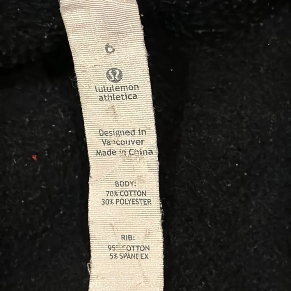 Lululemon Women’s Black Heavyweight Scuba Zip - Image 8