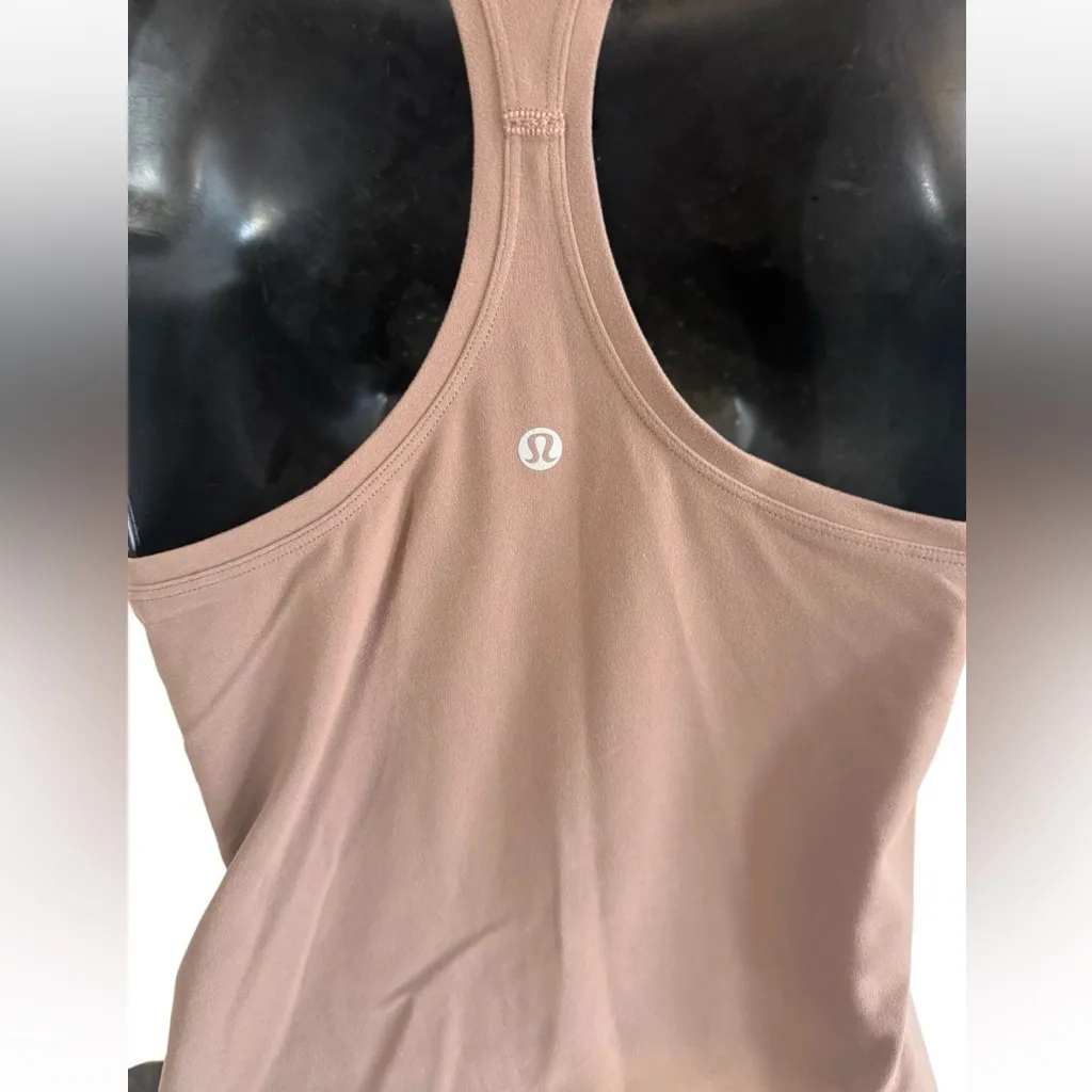 Lululemon Cool Racerback Tank Top Tan Nude Size 10 Nulu - Image 7