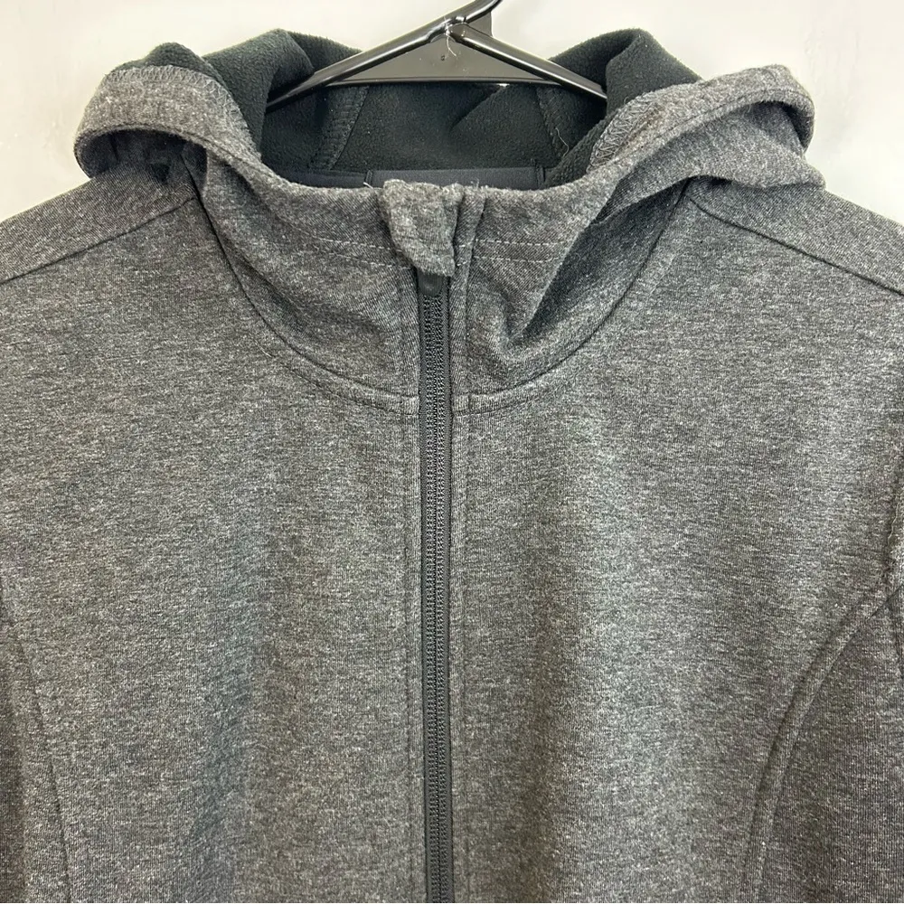 Lands End SoftShell Hooded Grey Jacket Size XS - Image 8