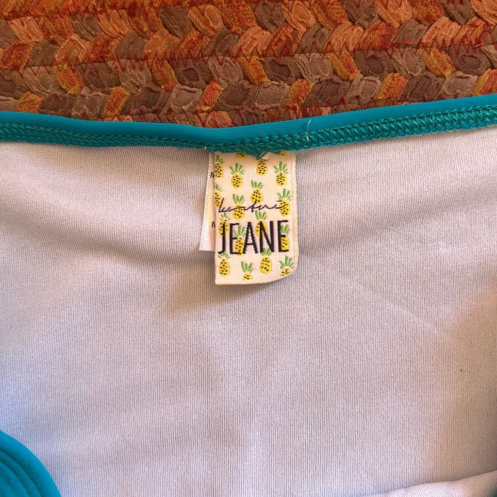 KORTNI JEANE HOT PINK HIGH RISE SWIM SKIRT SKORT - Image 2