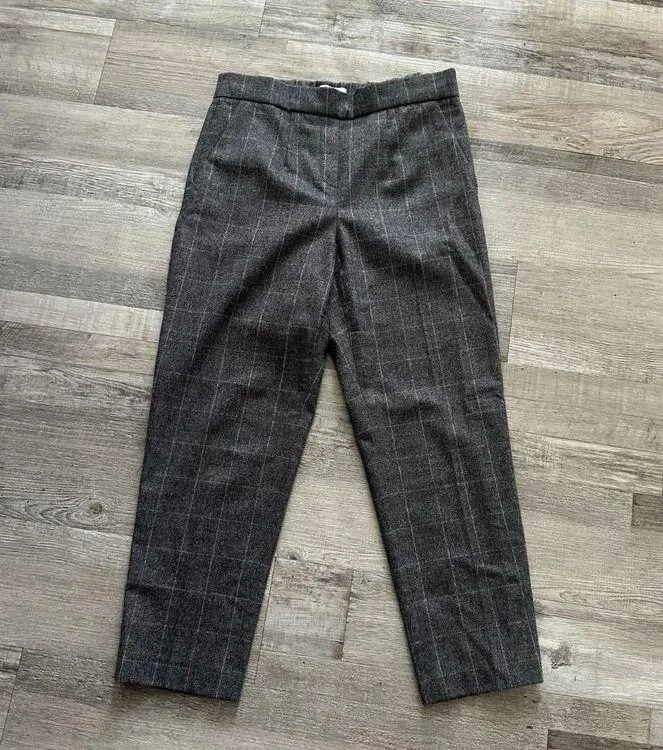 Aritzia Babaton Conan Wool & Cashmere Gray Plaid Pant - Image 5