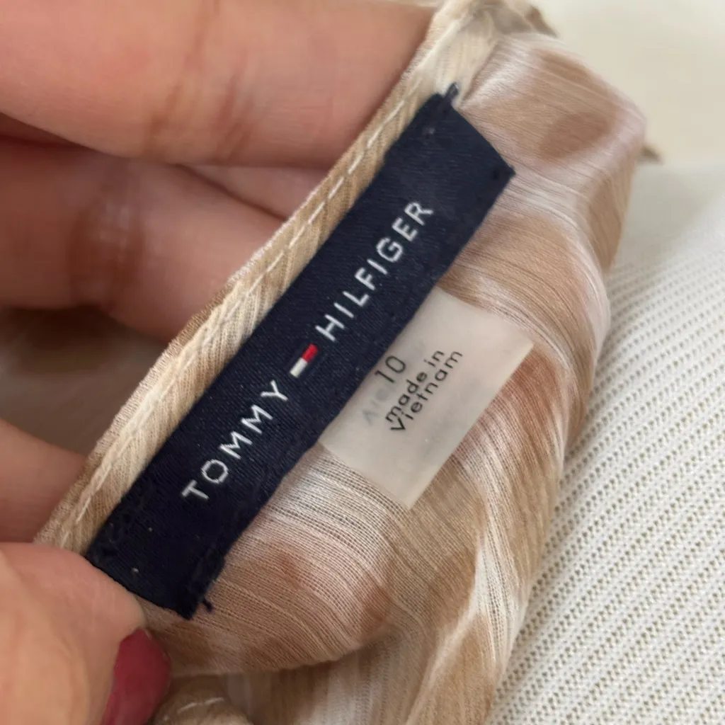 Tommy Hilfiger Beige Leopard Print Maxi Dress - Image 7